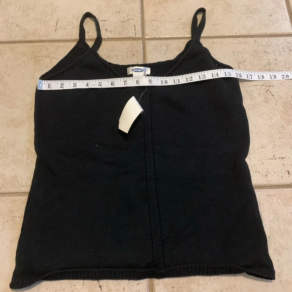 Old Navy Vintage 100% Cotton Knit Cami Tank Top from 90s Large - Picture 4 of 5